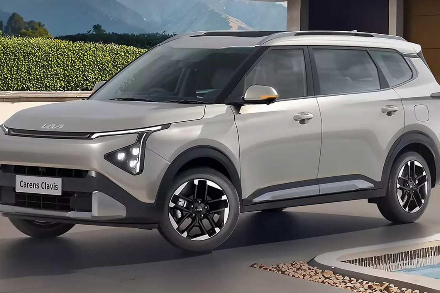 Naujasis Kia Carens Clavis: prabangus mini vienatūris su moderniu elektrinio automobilio dizainu