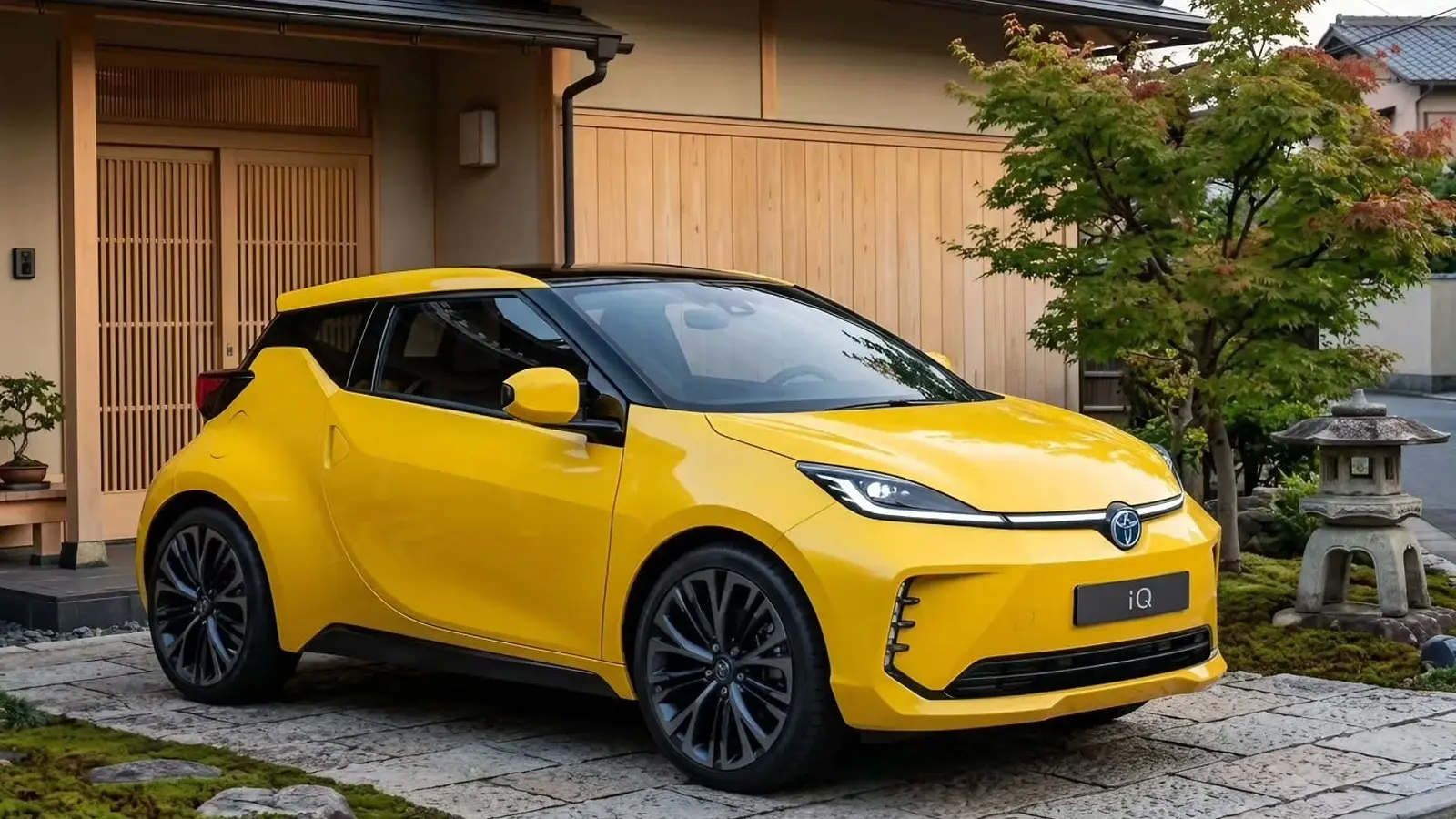 Toyota iQ CGI vizijoje grįžta kaip 2028 m. miesto modelis