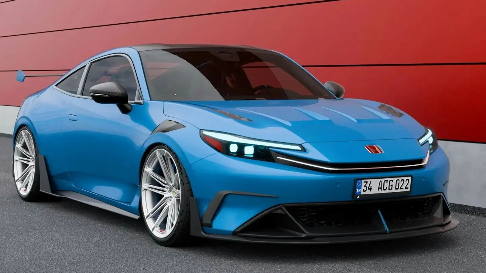 2027 Honda Prelude: drąsus virtualus tiuningo projektas