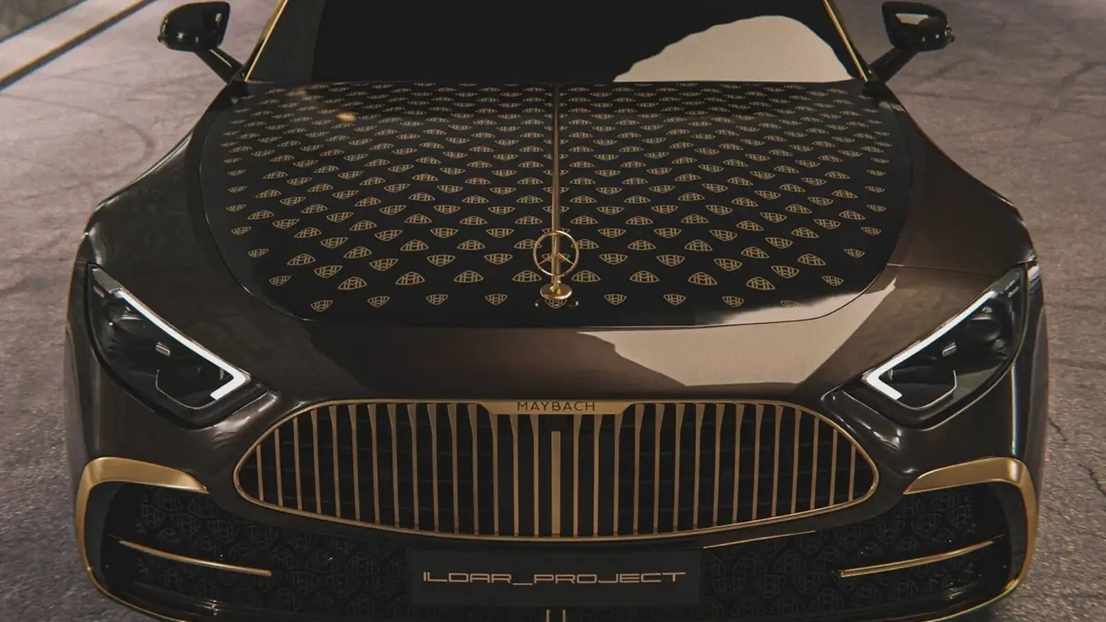 Mercedes-Maybach SL 680 auksinės versijos koncepcija