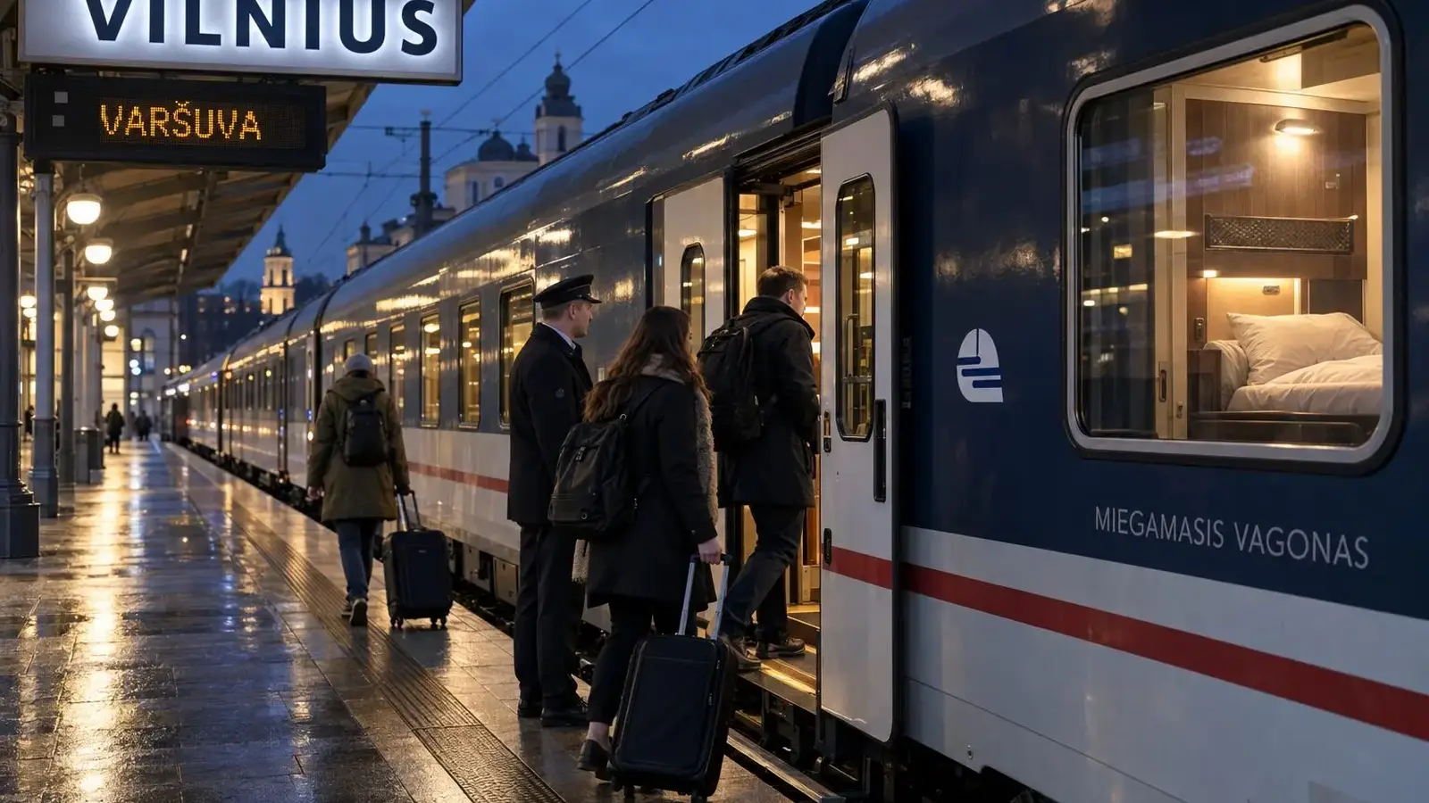 „Rail Baltica“ ir naktinių traukinių kelias į Europą