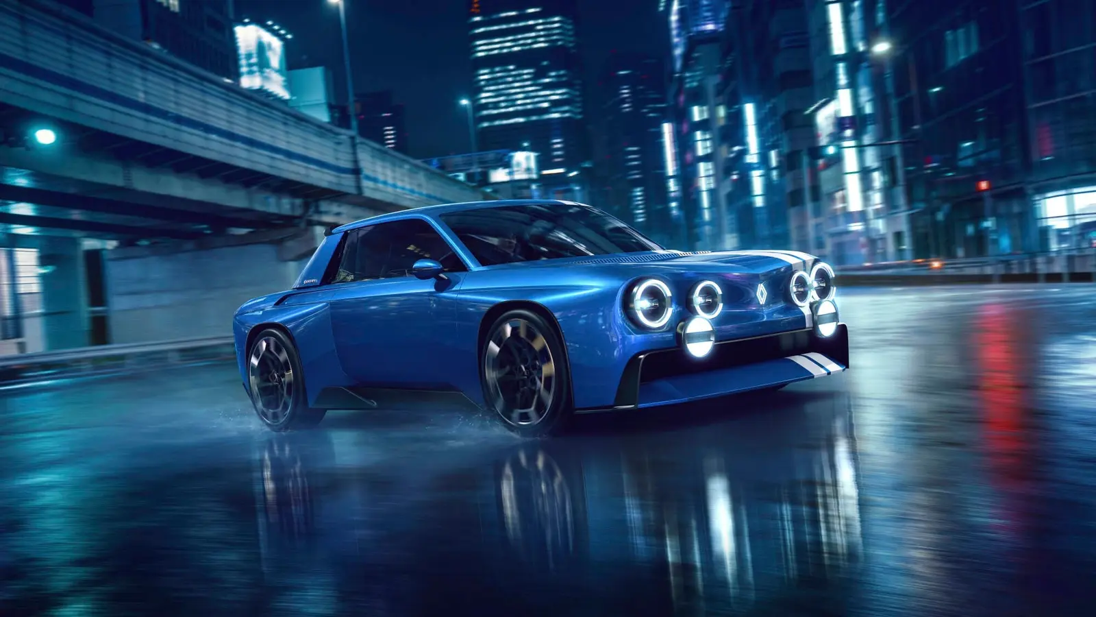 Renault 8 Gordini Concept: 270 AG elektrinis kupė