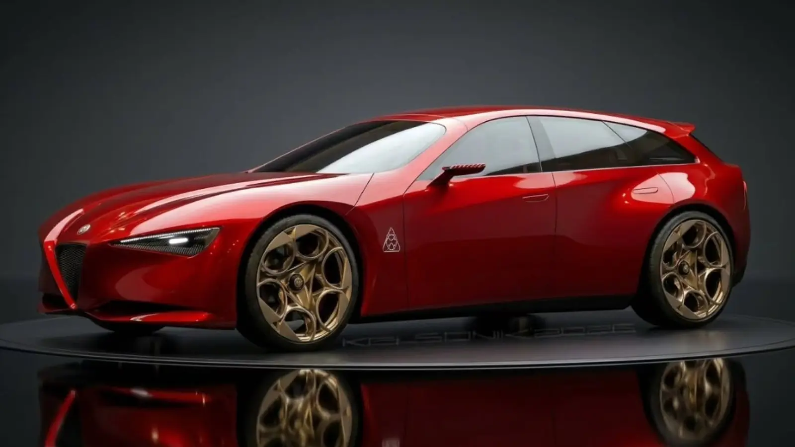 Alfa Romeo Giulia Sportwagon virtuali universalo vizija