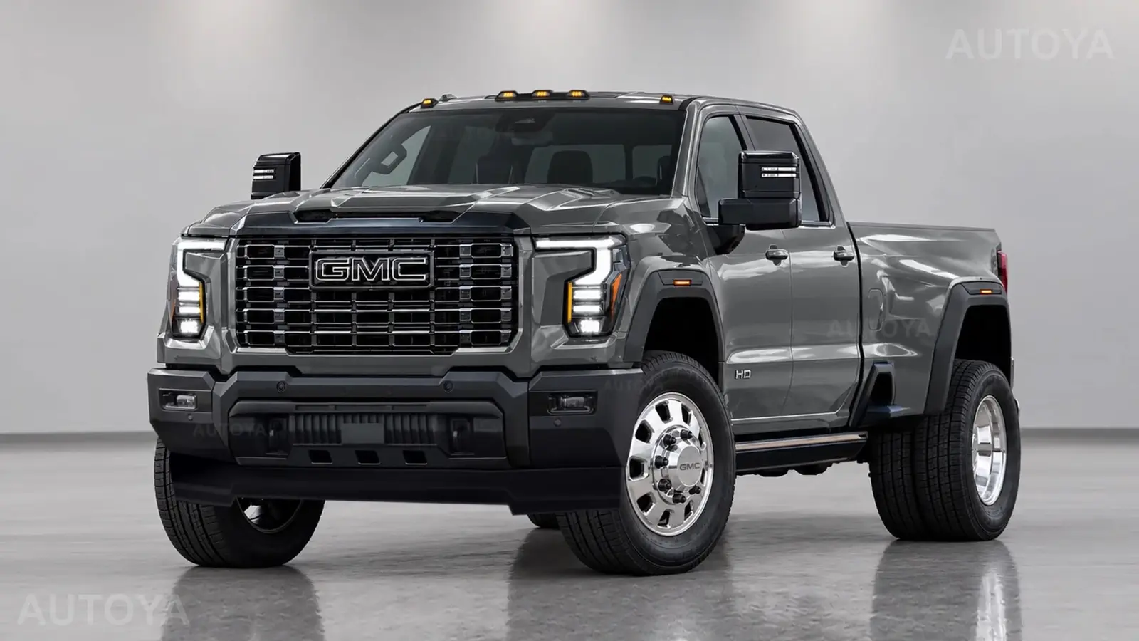 2027 GMC Sierra HD vizija ir naujieji GM sunkvežimių varikliai