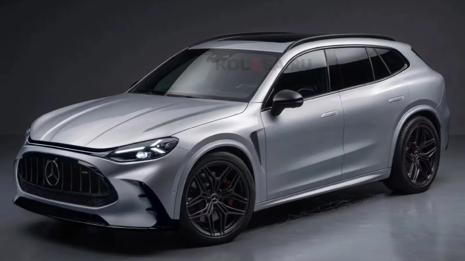 Naujo Mercedes-AMG GT elektrinio SUV vizualizacijos