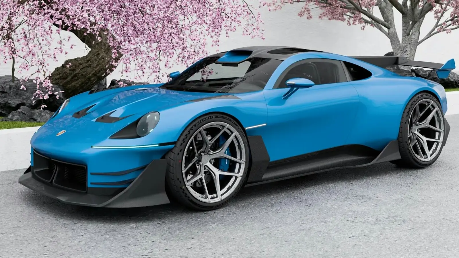 Porsche Mission S: agresyvi CGI tiuningo interpretacija