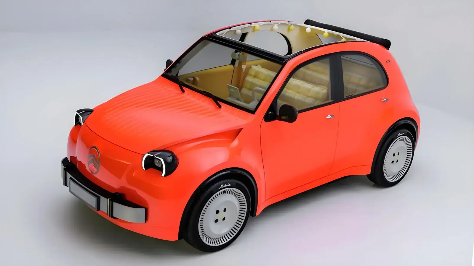 Citroën 2CV sugrįžta kaip elektrinis miesto hečbekas