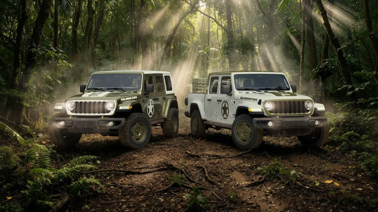 Jeep Gladiator 2027 gaus gamyklines 35 colių padangas