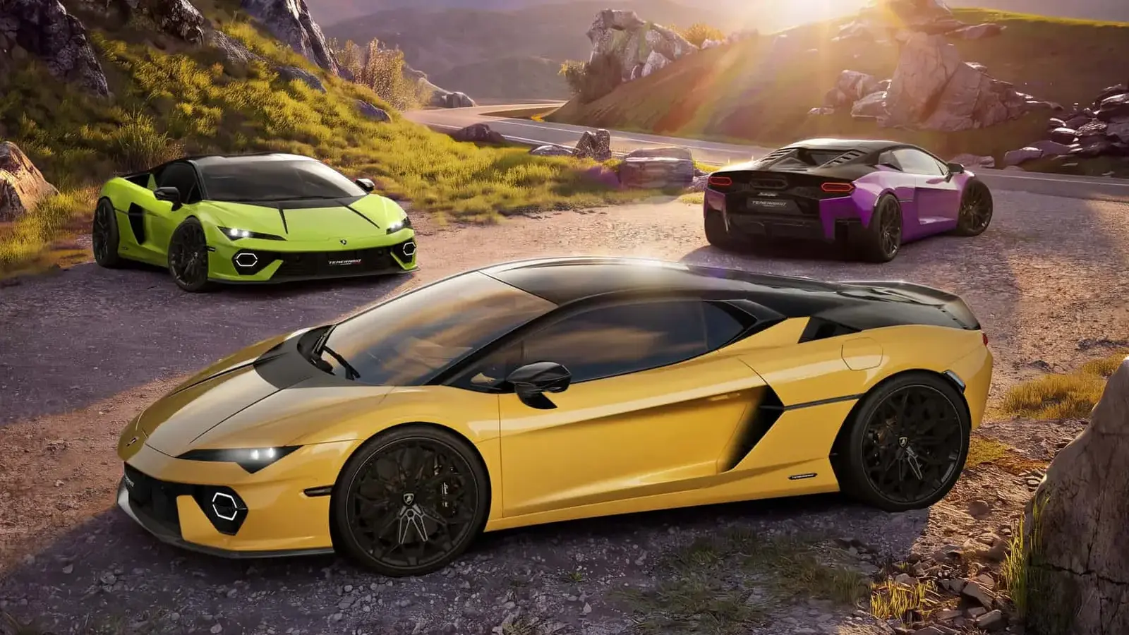 Lamborghini Temerario: dviejų spalvų Tetoonro dizainas