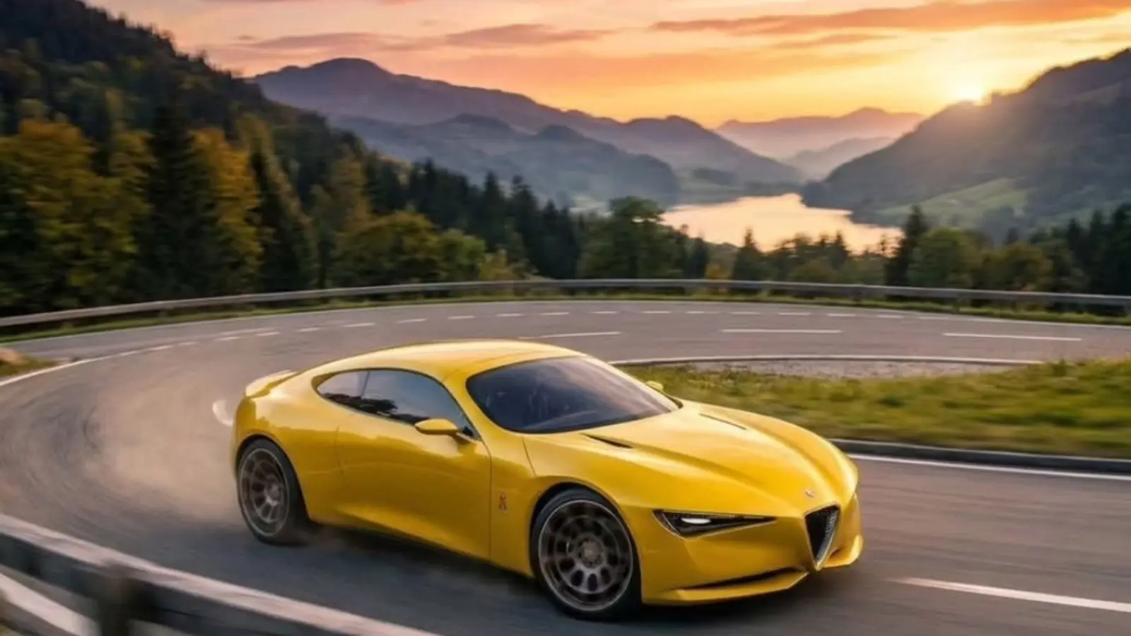 Alfa Romeo Cuorerosso virto sportišku GT kupė vizija